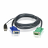 ATEN 2L-5202U :: KVM кабел, HD15 M + USB type A M -- SPHD15-18 M, 1.8 м снимка 1