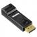 Адаптер HAMA 54586, DisplayPort мъжко - HDMI женско, Ultra HD, 3 звезди, Черен снимка 1