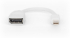 DIGITUS DB-340405-001-W :: Адаптер Mini DisplayPort - DisplayPort, M-F, 4K, DP v1.2, mini DP - DP, бял снимка 2