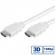 VALUE 11.99.5720 :: HDMI High Speed кабел с Ethernet, HDMI M - HDMI M, бял, 20.0 м снимка 1