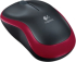 Мишка Mouse Logitech M185 Wireless, компактна, черно и червено 910-002240 снимка 1