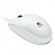 Мишка Logitech B100, USB, бяла снимка 3