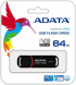 Adata UV150, 64GB, USB 3.2, черен снимка 2