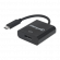 Кабел/адаптер MANHATTAN 152020 :: Конвертор от USB Type C 3.1 към DisplayPort снимка 1