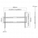 SBOX PLB-2264F: Универсална стенна стойка за дисплеи 37-70 ", до 35 кг, фиксирана снимка 2