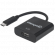 Кабел/адаптер MANHATTAN 151788 :: Конвертор от USB Type C 3.1 към HDMI снимка 1