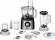 Bosch MCM3501M, Food processor, MultiTalent 3, 800 W, add. Mixer attachment, Chopper, Grinder, Dough Tool, Black, Brushed stainless steel снимка 1