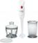 Bosch MSM14200, Blender, CleverMixx, 400 W, Included transparent jug & chopper, White, deep red снимка 1