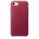 Калъф за смартфон Apple iPhone 7 Leather Case - Berry снимка 1