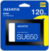 ADATA Ultimate SU650, 120GB SSD, SATA III, 2.5", 3D NAND TLC Flash Memory снимка 4