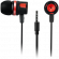 Слушалки CANYON Stereo earphones with microphone, 1.2M, red снимка 1