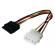 SBOX 15P-4P-TC :: SATA захранващ кабел, 4 Pin Molex към 15 Pin, 25 см снимка 1