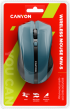 Мишка CANYON MW-5, 2.4GHz, wireless, DPI 800-1200-1600 - синя снимка 3