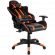 Геймърски стол Gaming chair, PU leather, Cold molded foam, Metal Frame, Butterfly mechanism, Оранжев/черен снимка 2