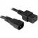 Захранващ кабел C19 - C14, черен — 2 метра снимка 2