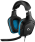Слушалки Геймърски LOGITECH G432 Wired Gaming Headset 7.1 - LEATHERETTE - Черни/Сини - USB снимка 4