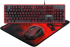 Клавиатура Kомплект Redragon-keyboard mouse and pad S107, Черен/Червен снимка 1