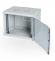 Стенен комуникационен шкаф 20U, 450mm дълбочина, Elegant Wall светло сив снимка 2