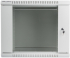 Шкаф Lanberg 19” стенен монтаж 9U - 600 x 600 за самосглобяване, сив снимка 2