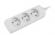 Контакт Lanberg power strip 1.5m, 3 sockets, french quality-grade copper cable, white снимка 1
