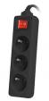 Контакт Lanberg power strip 1.5m, 3 sockets, french with circuit breaker quality-grade copper снимка 2