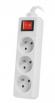 Контакт Lanberg power strip 3m, 3 sockets, white снимка 2
