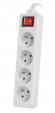 Контакт Lanberg power strip 1.5m, 4 sockets, white снимка 2