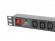 Контакт за шкаф Lanberg power distribution unit (PDU) 19"1U 10A 10 SOCKETS 2M, black снимка 2