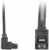 Кабел/адаптер Lanberg SATA DATA III (6GB-S) F-F cable 50cm metal clips angled, black снимка 3