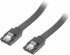 Кабел/адаптер Lanberg SATA DATA III (6GB-S) F-F cable 30cm metal clips, black снимка 2