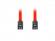Кабел/адаптер Lanberg SATA DATA III (6GB-S) F-F cable 30cm metal clips, red снимка 1