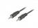 Кабел/адаптер Lanberg mini jack 3.5mm M-M 3 pin cable 3m, black снимка 1