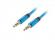 Кабел/адаптер Lanberg mini jack 3.5mm M-M 3 pin cable 2m, blue premium снимка 2