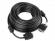 Кабел/адаптер Lanberg VGA M-M cable 15m dual-shielded, 2x ferrite, black снимка 2