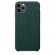 Калъф за смартфон Apple iPhone 11 Pro Max Leather Case - Forest Green (Seasonal Autumn 2019) снимка 1