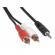Аудио кабел стерео жак 3,5 mm към 2 x RCA, 3.00 метра снимка 2