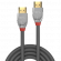 LINDY LNY-37871 :: Кабел HDMI 2.0 Cromo Line, 4K, 60Hz, 30 AWG, сив, 1.0 м снимка 2