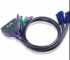 KVM продукт ATEN CS62S :: KVM превключвател, 2х 1, автом., PS2, включени кабели 0.9 м снимка 2