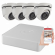 Комплект за видеонаблюдение Hikvision 4 бр. 1Mpx HD камери и DVR снимка 1