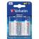 Verbatim Алкална батерия, D, LR20, 1.5 V, 2 броя снимка 1
