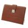 Папка 902, от естествена кожа, с катарама, кафява снимка 1