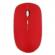 Мишка TNB Rubby 2, безжична, USB, 3 бутона, червена снимка 2