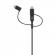 TNB Кабел 3 в 1 Lightning, с micro USB и USB type C, 1.5 m снимка 3