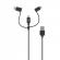 TNB Кабел 3 в 1 Lightning, с micro USB и USB type C, 1.5 m снимка 1
