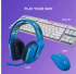Слушалки Геймърски LOGITECH G733 LIGHTSPEED Wireless RGB Gaming Headset - BLUE снимка 9