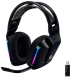 Слушалки Геймърски LOGITECH G733 LIGHTSPEED Wireless RGB Gaming Headset - BLACK снимка 2