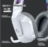 Слушалки Logitech G733, безжични, геймърски, RGB, бял цвят снимка 7