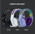Слушалки Logitech G733, безжични, геймърски, RGB, бял цвят снимка 9