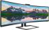 Монитор Philips 499P9H 49" 5120 x 1440, VA, 5ms, 60Hz, 1x HDMI, 1x DP 1.4, 2x USB 3.1 type C снимка 2