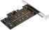 Кутия/Чекмедже за HDD Makki Адаптер M2 SSD NVMe+SATA (M-key+B-key) to PCI Express 3.0 4x adapter снимка 5
